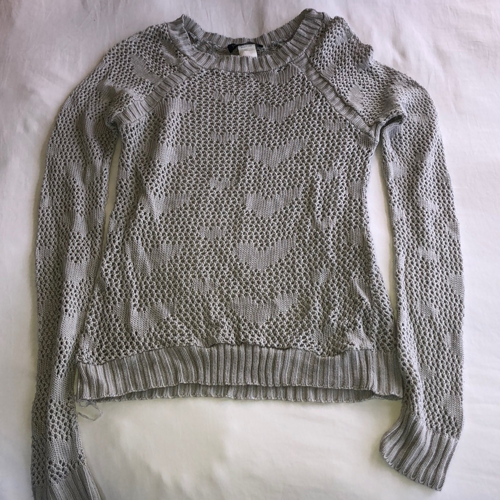 Large light Gray light weight sweater